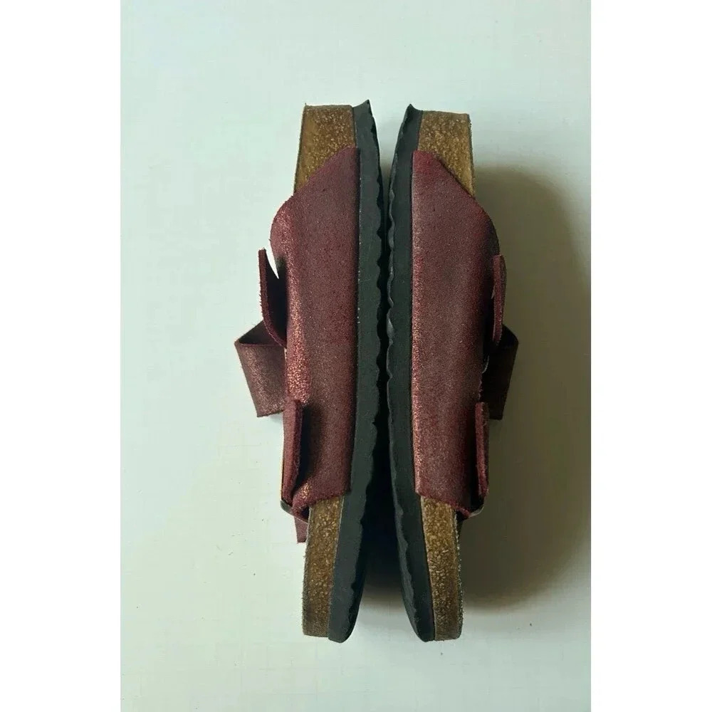 Birkenstock Arizona Slide sandals size 38 Red - Picture 3 of 7